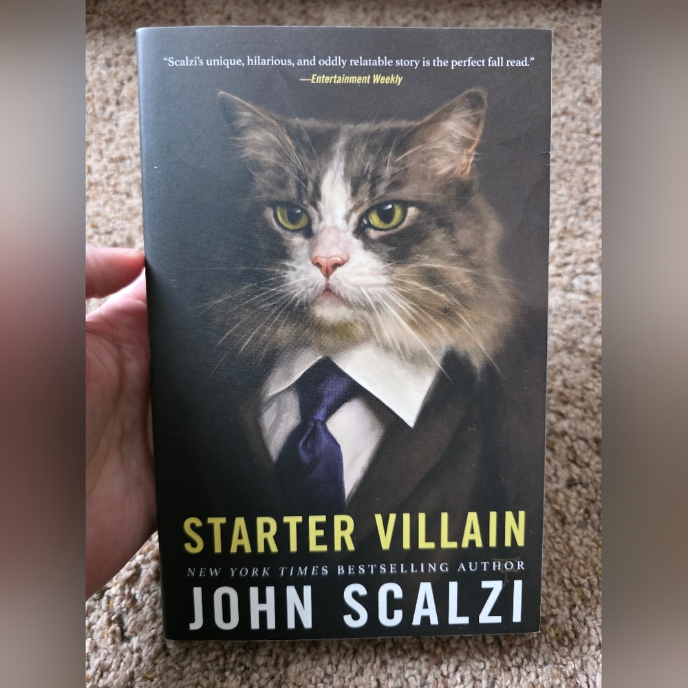 Starter Villain by John Scalzi - book - science fiction